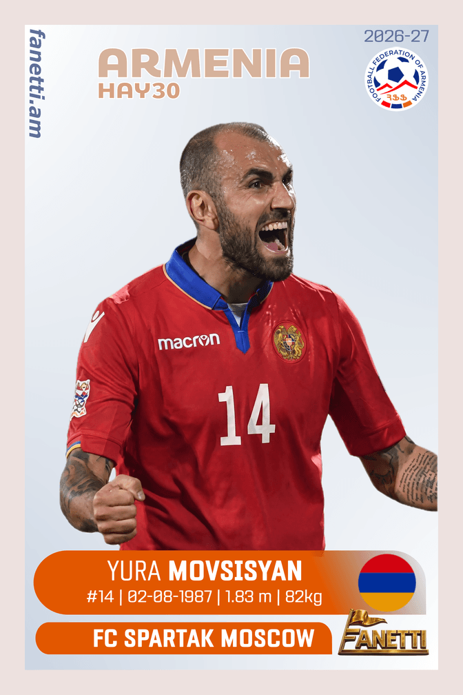 Յուրա Մովսիսյան — Հայաստանի հավաքական